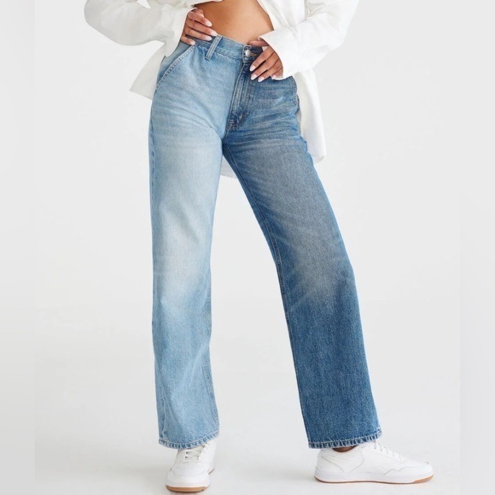 Aeropostale '90s High-Rise Baggy Carpenter Jean Size 8